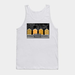 Bournemouth Beach Huts Dorset England Tank Top